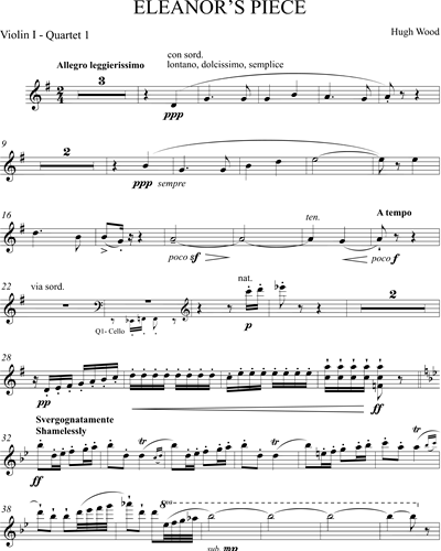 [String Quartet 1] Violin 1