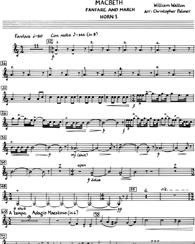 Fanfare and March (from 'Macbeth')