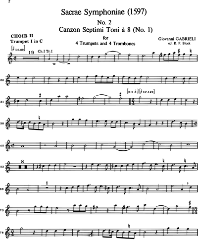 [Choir 2] Trumpet in C 1