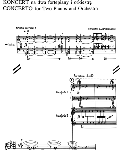 [Solo] Piano 1 & Piano 2 & Piano Reduction