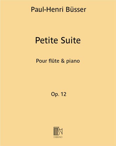 Petite Suite Op. 12 - Pour flûte & piano