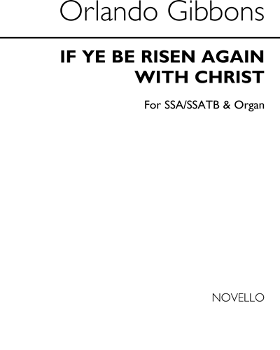 If ye be risen again with Christ