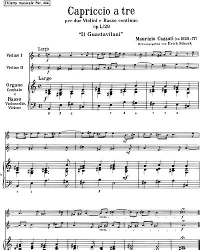 Capriccio a Tre in A major 'Il Guastavilani', op. 50/29
