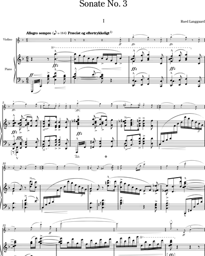 Sonate Nr. 3, BVN 312