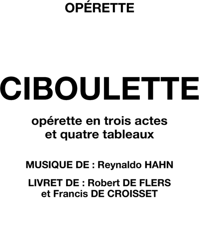 Ciboulette