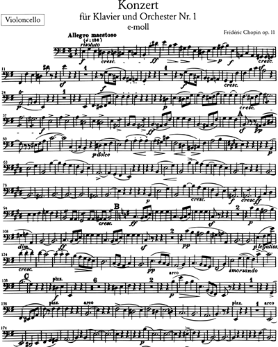 Klavierkonzert Nr. 1 e-moll op. 11