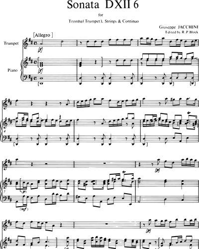 Sonata in D Nr. XII/6