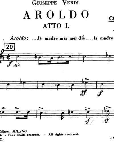 Aroldo [Traditional]