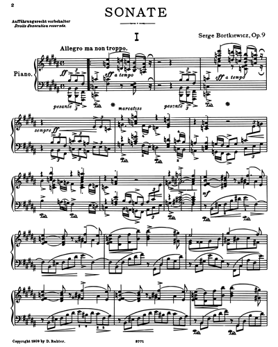 Sonata in B major, op. 9
