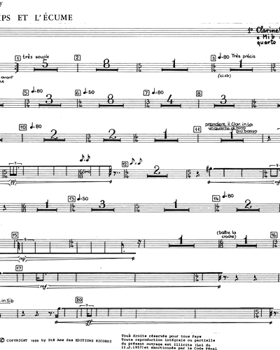 Clarinet 1 & Clarinet in A & Piccolo Clarinet Detuned