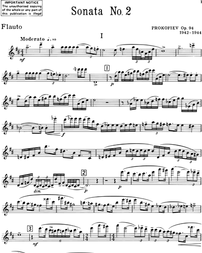 Flute Sonata No. 2, op. 94