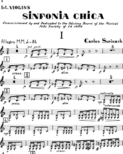 Sinfonia Chica [Small Symphony]