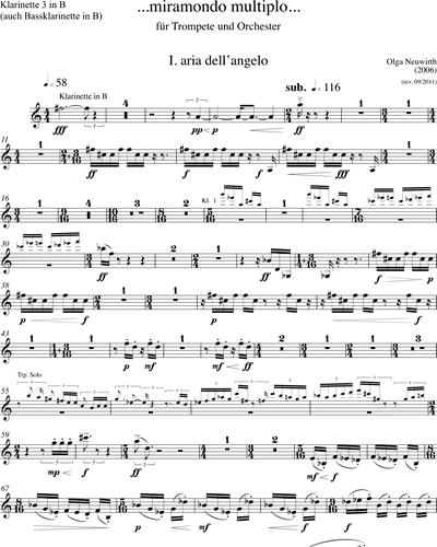 Clarinet 3/Bass Clarinet in Bb