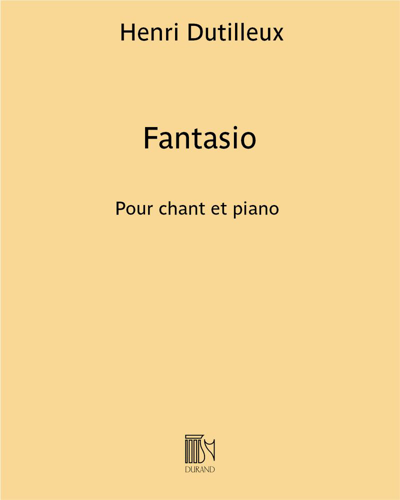 Fantasio (extrait n. 4 de "Quatre mélodies")