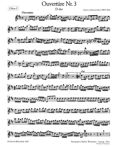 Ouvertüre (Suite) Nr. 3 D-dur BWV 1068
