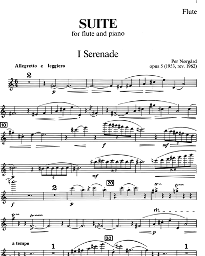 Suite, Op. 5 [1962 Revised Edition]