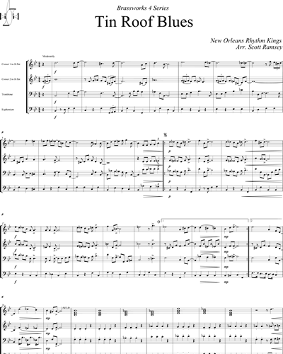 Tin Roof Blues Sheet Music By Scott Ramsey Nkoda 1847