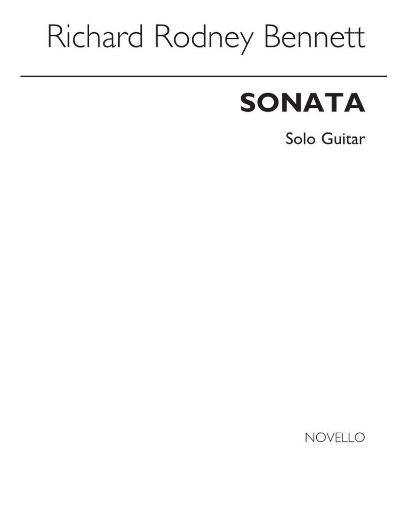 Sonata for Solo Guitar