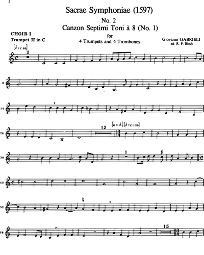 [Choir 1] Trumpet in C 2