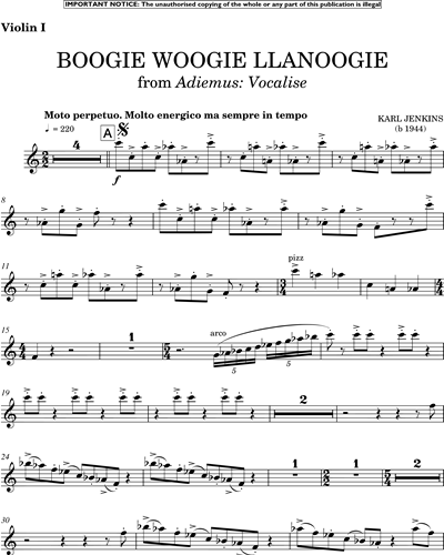 Boogie Woogie Llanoogie (from "Adiemus V: Vocalise")