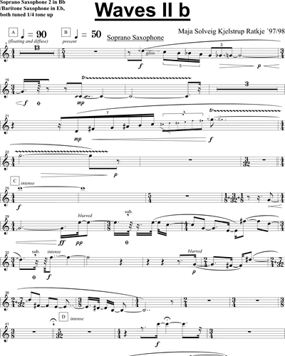 Soprano Saxophone 2/Baritone Saxophone
