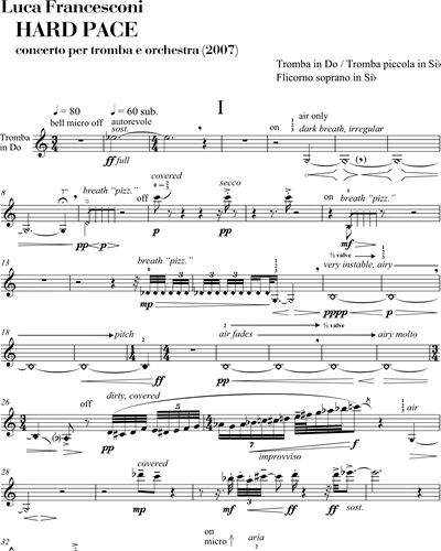 [Solo] Trumpet in C/Piccolo Trumpet in Bb/Soprano Cornet in Bb