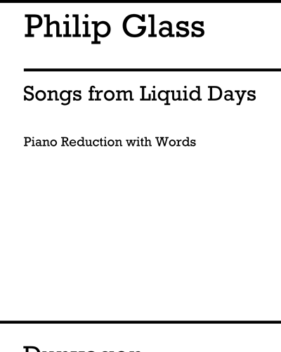 Songs from Liquid Days