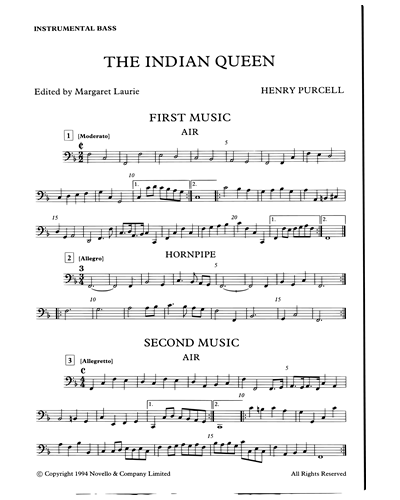 The Indian Queen [1994 edition]