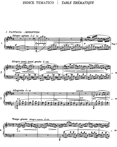 Impromptus for Piano: op. 29, 36, 51 and 66