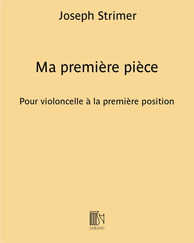 Ma première pièce (Extract No. 1 from 'Ten Pieces')