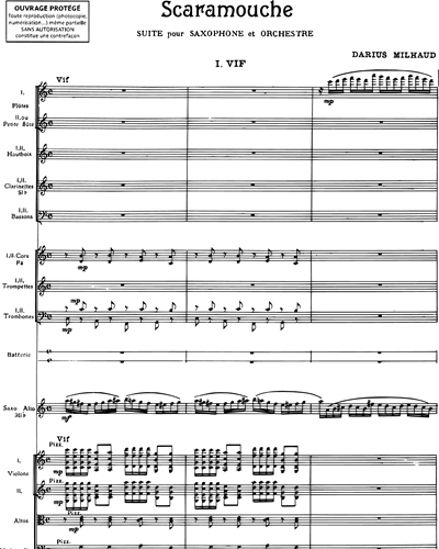 Scaramouche Op. 165c