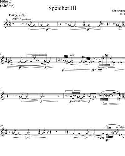 Flute 2/Alto Flute/Bass Flute