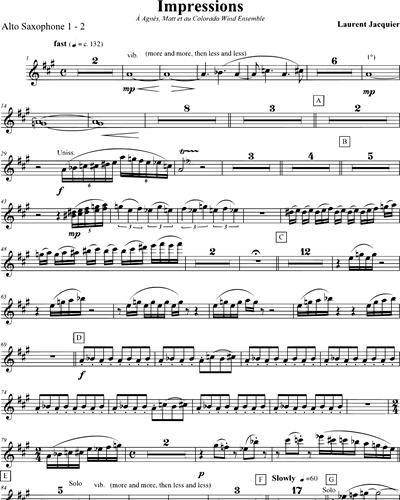 L'aventurier Sheet music for Saxophone alto (Solo)