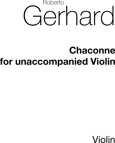 Chaconne for Unaccompanied Violin
