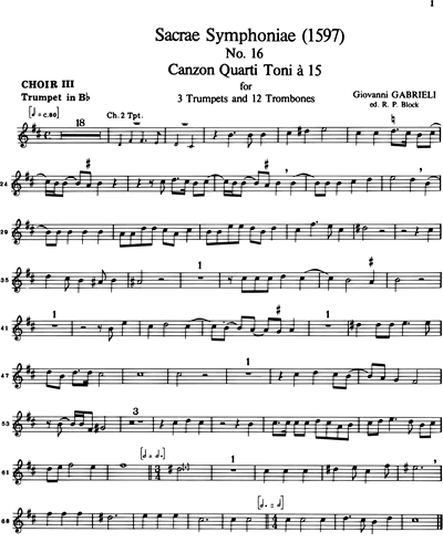 [Choir 3] Trumpet in Bb (Alternative)