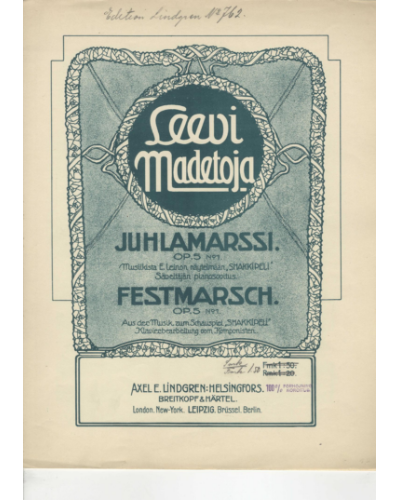 Juhlamarssi / Festmarsch, op. 5/1
