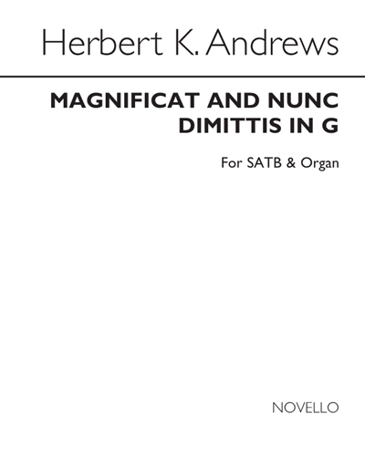 Magnificat and Nunc Dimittis (in G)
