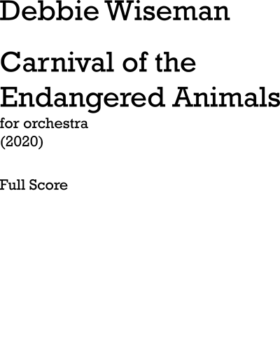 Carnival of the Endangered Animals