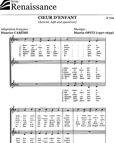 Coeur d'enfant- Kommt, lasst und spazieren