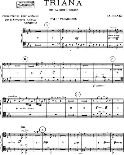 Triana (extrait n. 3 de la Suite "Iberia")