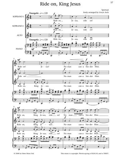 Ride On, King Jesus Sheet Music by Gwyn Arch | nkoda