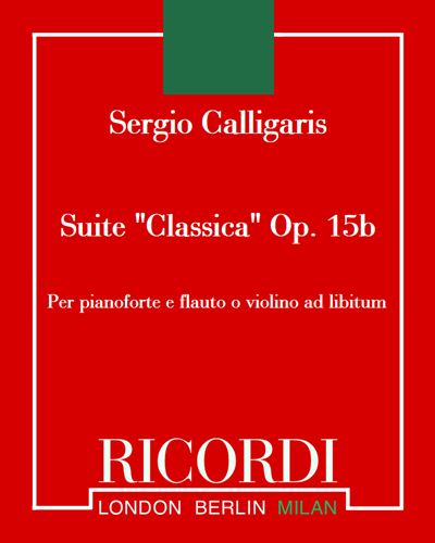 Suite "Classica" Op. 15b