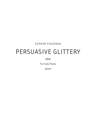 Persuasive Glittery