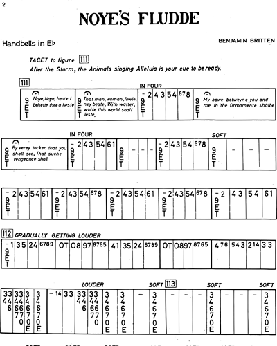 Handbells Tablature