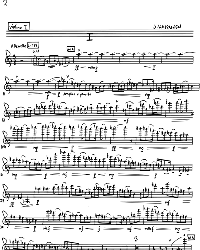Violin 1/Crotales 1