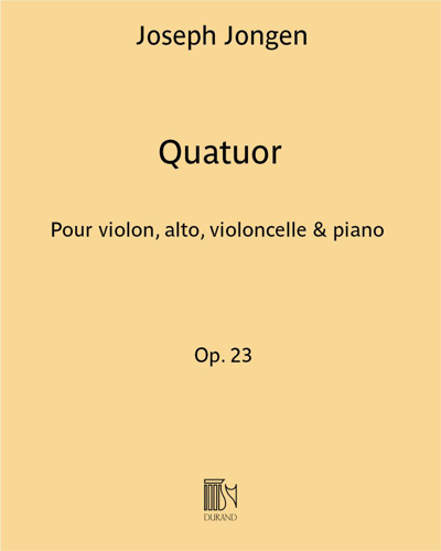 Quatuor Op. 23