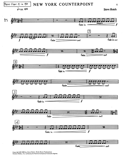 Bass Clarinet 9 in Bb