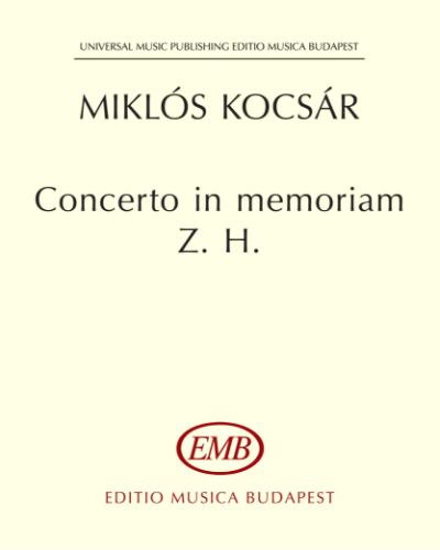 Concerto in memoriam Z. H.