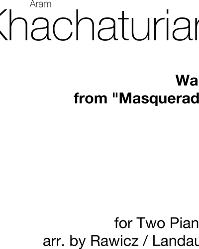 Waltz (from “Masquerade”)