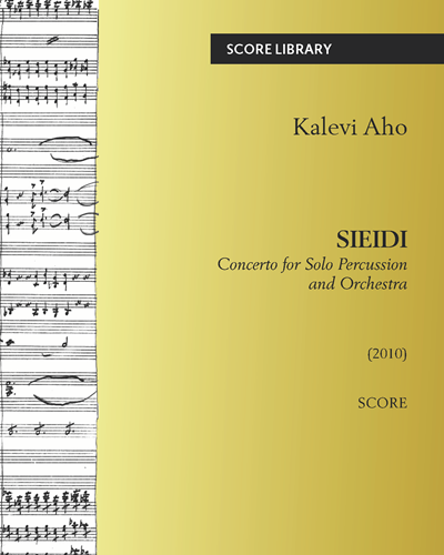 Sieidi. Concerto for Solo Percussion and Orchestra
